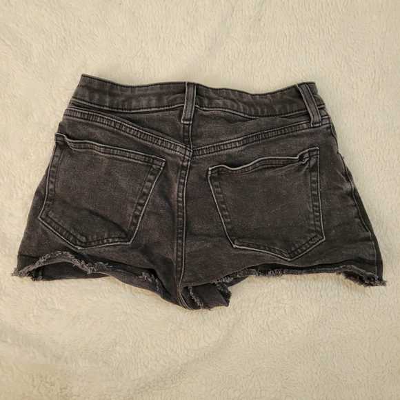 GAP Teen Black Sky High Shorts Size 12 - Picture 2 of 3